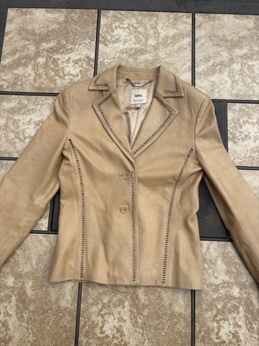 Mng mango genuine - mango, leather