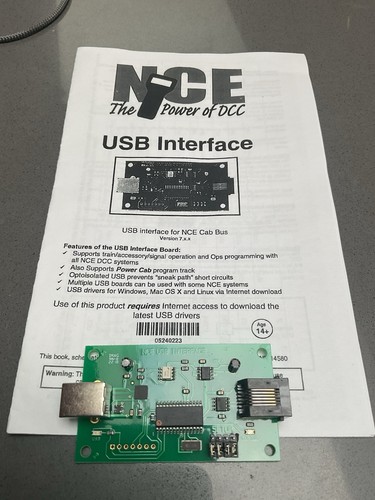 Nce usb interface for cab - interface,