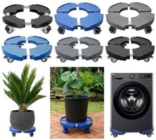 Heavy Duty Extendable Plant Caddy Trolley with Wheels – Large Rolling Pot Stand