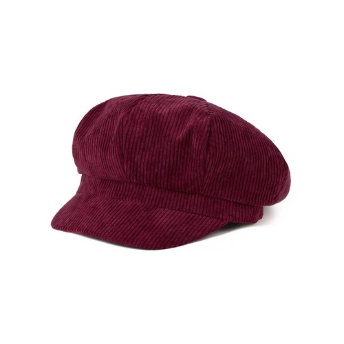 Ladies corduroy baker boy hat - ladies,