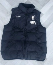 Liverpool Gilet Men's Size Medium Nike  Player Issue FC Body Warmer Black STORM