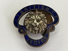 Genuine Large British Legion Lapel Button Badge No 95247 By Gaunt