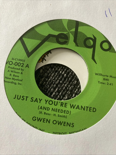 Gwen owens just - gwen, you're