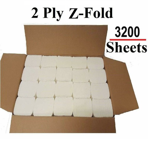 Luxury white 2ply fold - c,