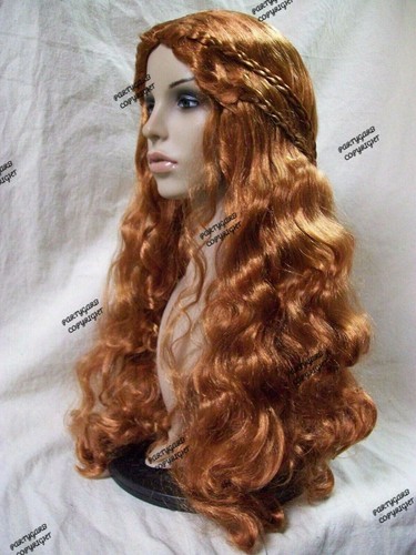 Natural red lady guinevere wig - red,