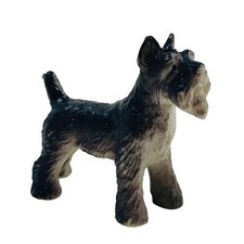 Vintage Schnauzer Dog Figurine