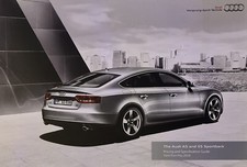 Audi A5 & S5 Sportback UK Brochure May 2010 Standard SE S Line & S5 Quattro