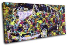 Vintage Retro Paint VW Camper