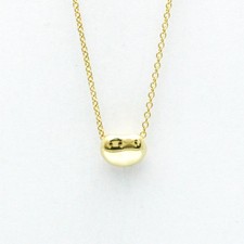 Tiffany Bean Extra Mini Necklace Yellow Gold (18K) No Stone Women,Men Fashion Pe