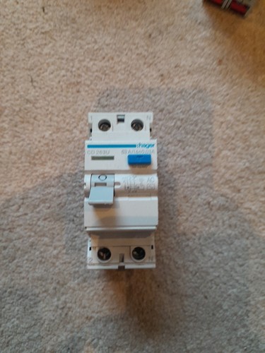 Hager cd263u 63a 30ma rcd - 30ma,