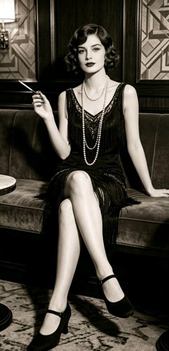 Vintage 1920s flapper peaky - vintage,