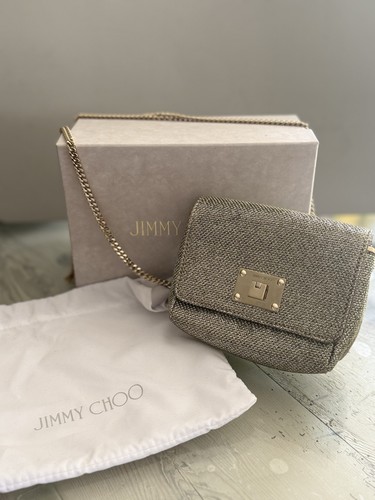 Jimmy choo glitter gold clutch - choo,