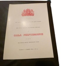 Royal Ballet Gala Performance Programme 1960 Covent Garden Theatre Rare