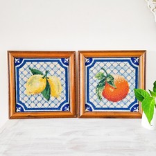 Portuguese Tile Lemon Orange