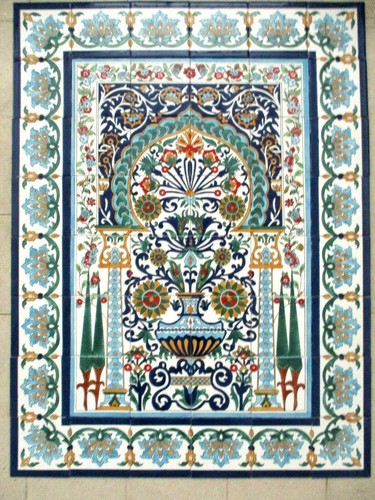 Hand painted ceramic - 36",