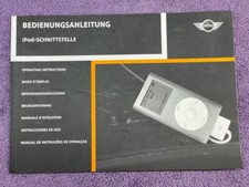 Mini R50 R53 iPod Interface Owners Manual Handbook Book One Cooper S 0395295