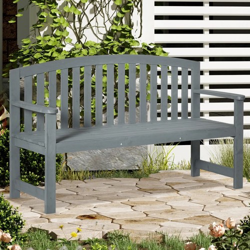 Rustic wooden garden - rustic, bench