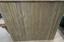 Wooden garden gate side - wooden,