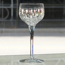 CLARIDGE HOCK WHITE WINE 7" tall STUART CRYSTAL made in England NEW NEVER USED