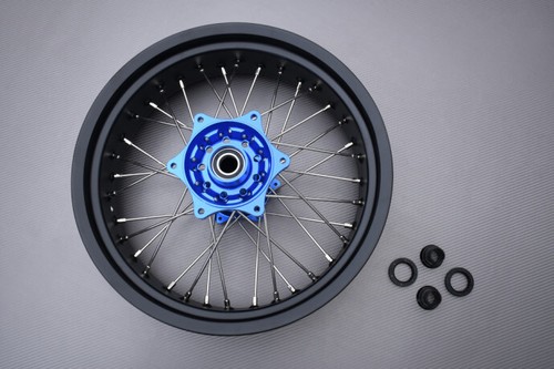 Blue supermoto spoked - supermoto, /