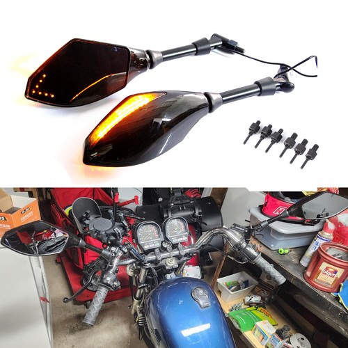 2pc side mirrors arrow led - side,