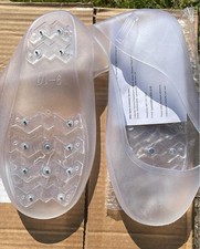 Anti Ice Shoe White Transparent Size 9-10