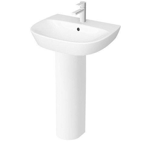 Vitra zentrum basin with - basin, full