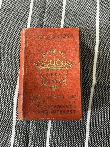 Waddingtons lexicon card game - waddingtons,