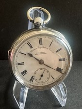 Antique Silver pocket Watch Chester  1901 H.Samuel Working