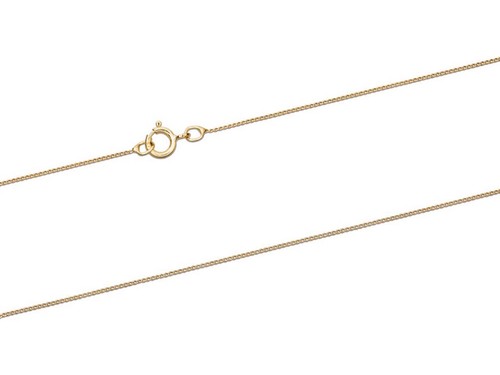 18ct solid yellow gold - 18ct, curb