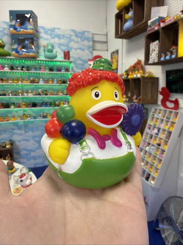 Clown party rubber duck - rubber,