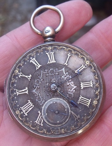 Silver london 1870 fusee - a,