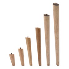 4x Tapered Cone Oak Wood