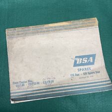 BSA C15 1965 Replacement Parts Catalogue Spares Book Guide Used Original 