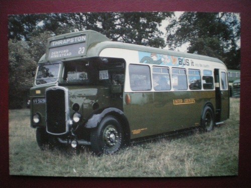 Postcard bus tram 5696 - bus, vv