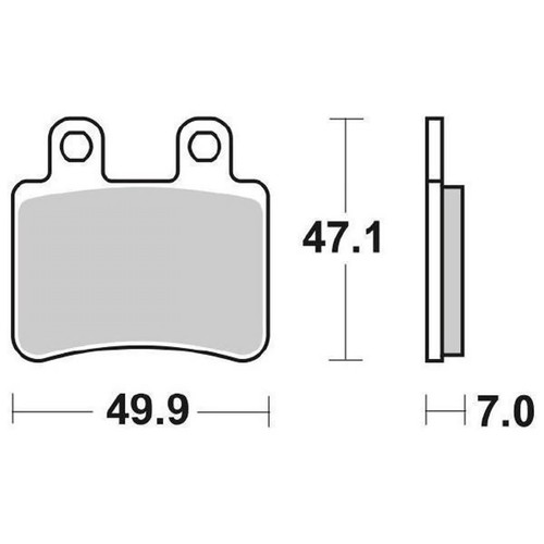 167ct front brake pads sbs - brake, for
