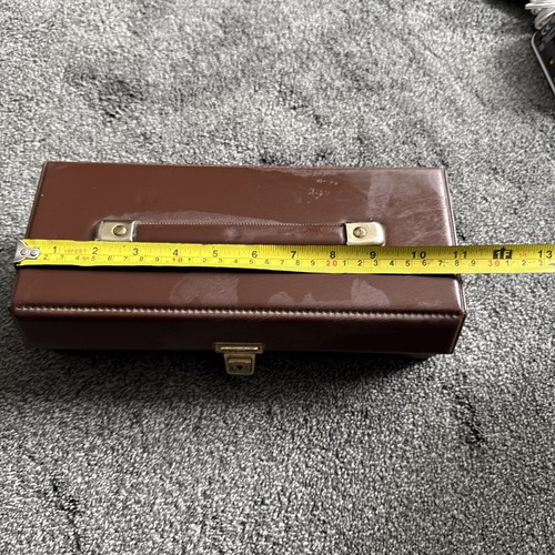 Brown synthetic leather - brown,