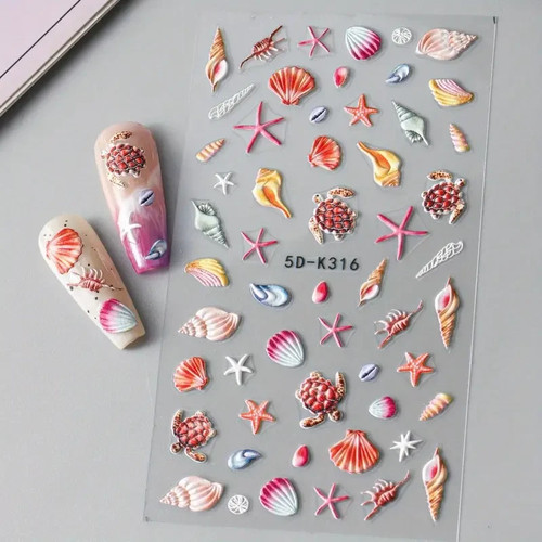 Nail art stickers decals - nail,