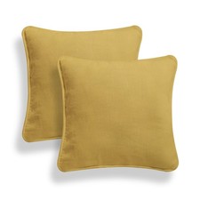 Plain Dyed Cushion Covers Pack of 2 & 4 Soft and Attractive Colours 100% Cotton.