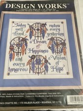 Design Works “Dare to Dream” Dreamcatcher Cross Stitch Kit 9701 (16” X 16”) Open