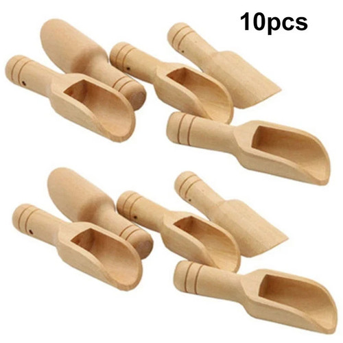 Wooden small little scoop - x,