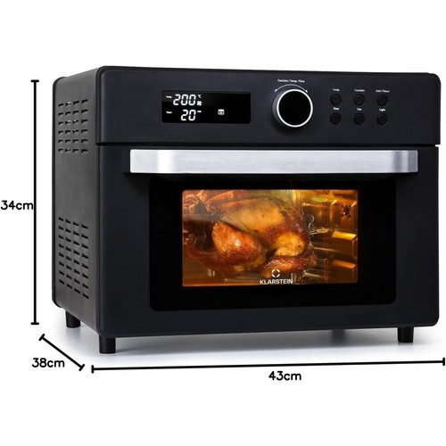 Klarstein air fryer oven l - klarstein,