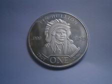 1oz TIN -ONE OUNCE- USA