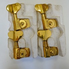 set of 4 Schaller Bass Tuners , 2 pin , gold , never used