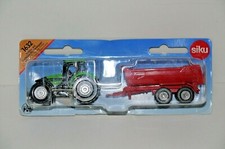 SIKU 1632 DEUTZ TRACTOR & KRAMPE TIPPING TRAILER