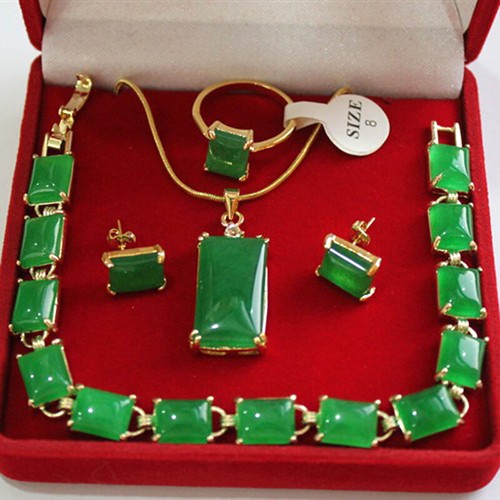 Women green jade - women, pendant