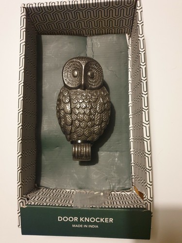 Handmade iron owl door - handmade, knocker