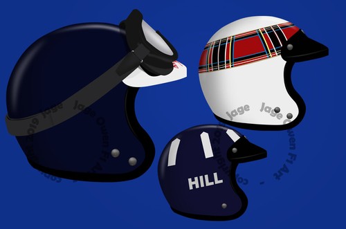 Drivers 1960s helmet - 1960s,