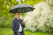 Fulton Huntsman Black Umbrella - Stylish and Durable Design