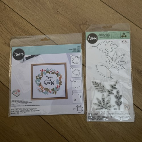 Sizzix holly wreath layered - holly,